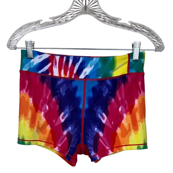 Candy Pink Other - Pink Candy Rainbow Tie Dye Mini Shorts